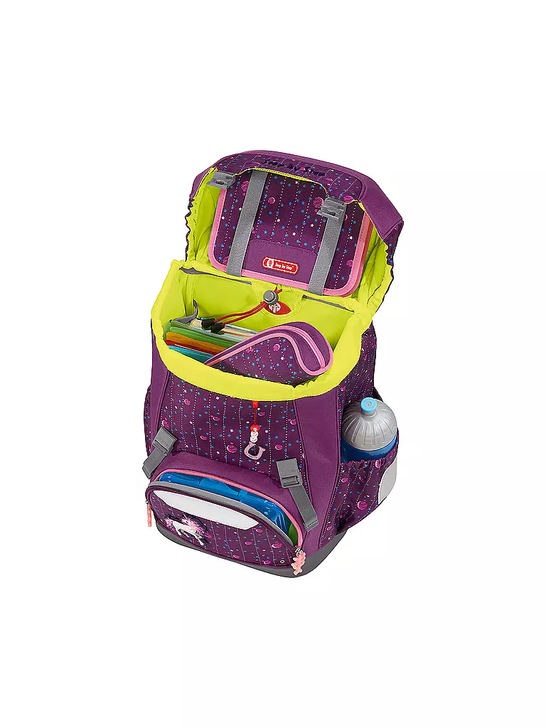 STEP BY STEP Schultaschen Set 5tlg Giant Dreamy Unicorn beere