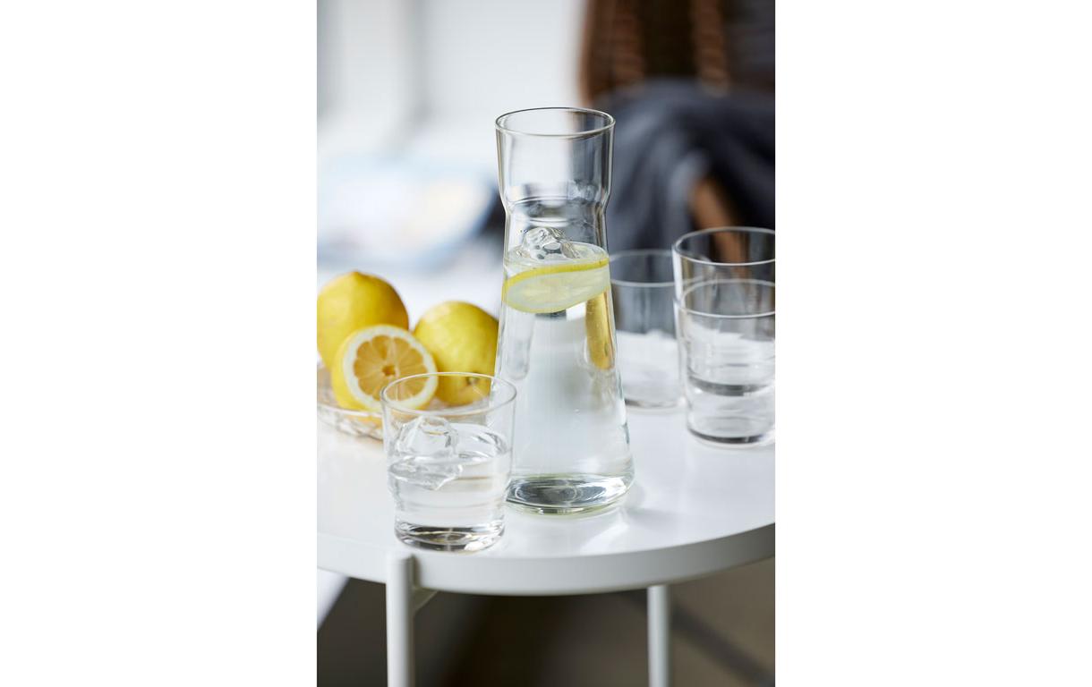 Trinkbecher Karaffenset Lissabon 5-teilig, ClearStillvolle Gläser mit Krug