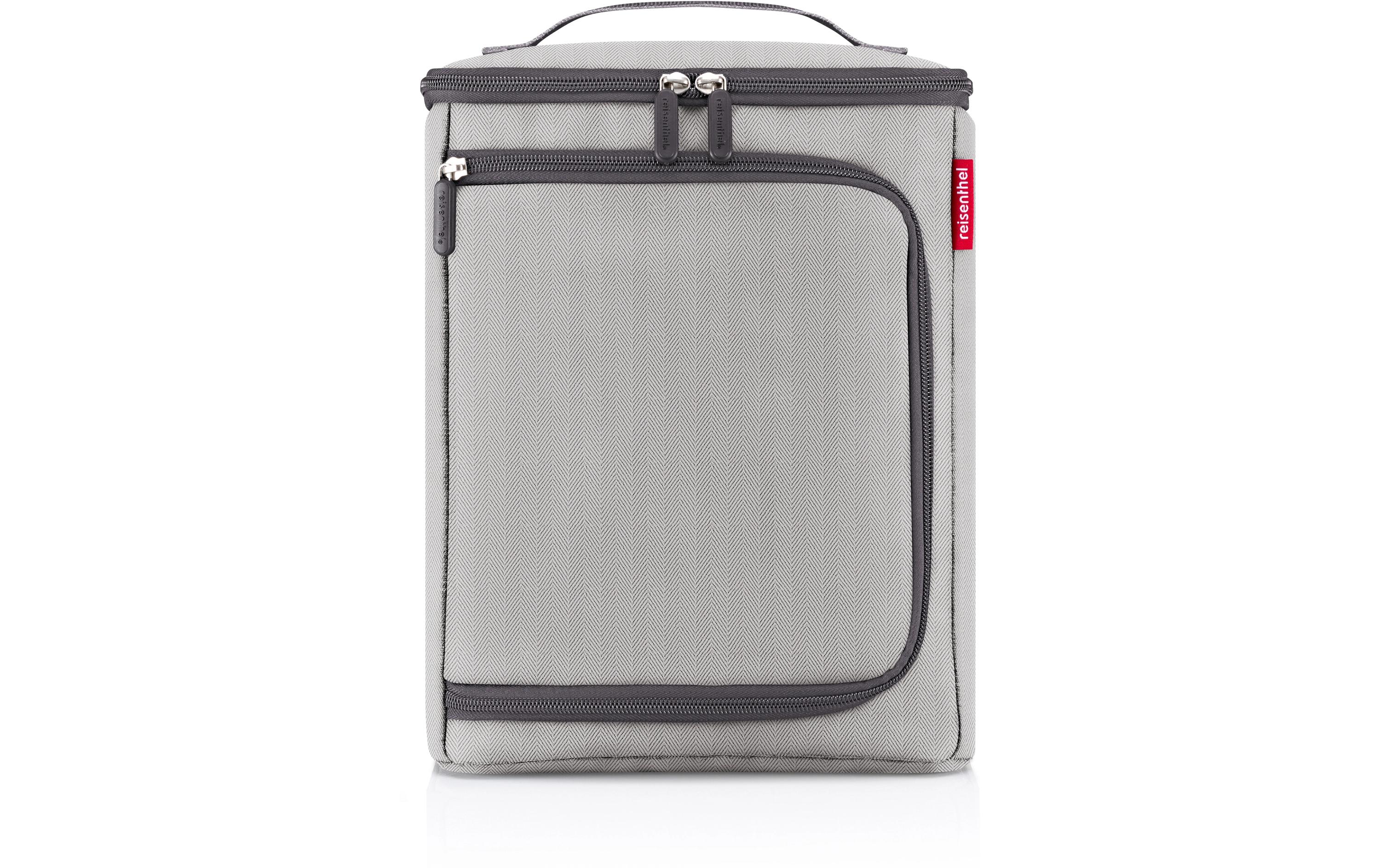 Kühltasche Herringbone GreyPraktische Coolerbox mit zwei Öffnungen