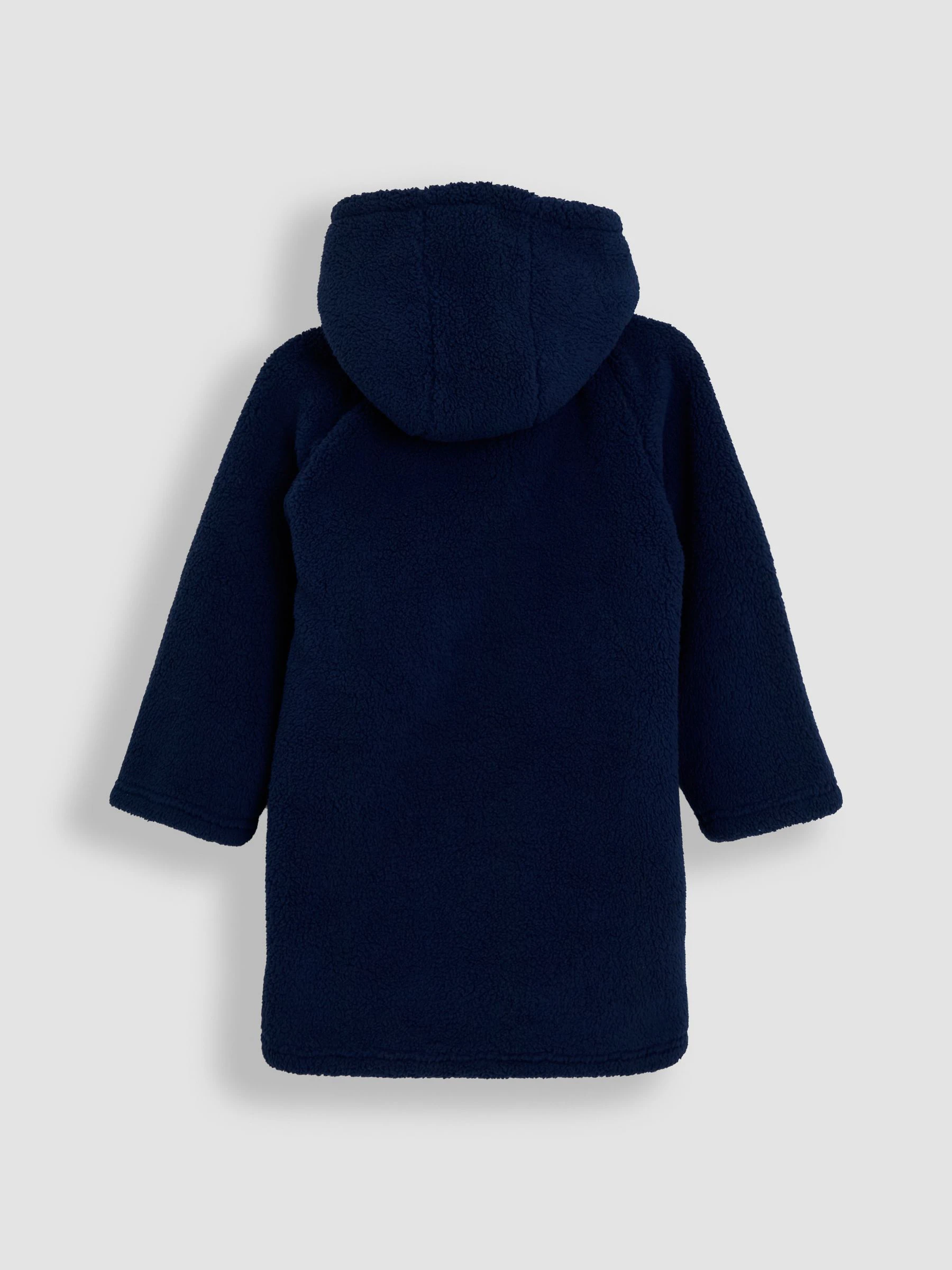 Marineblauw - JoJo Maman Bébé Cosy Hooded Blanket
