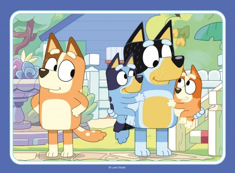 Bluey 4 In A Box Puzzle