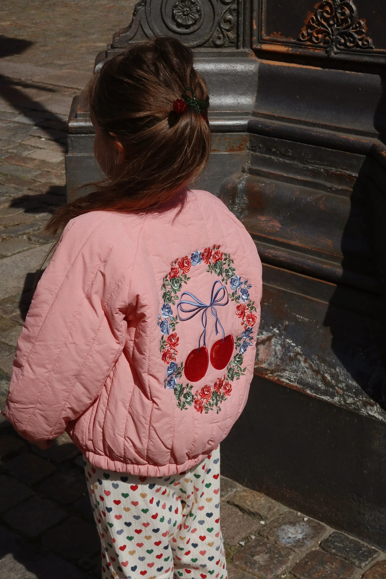 Chleo bukser - coeur coloré - 12M