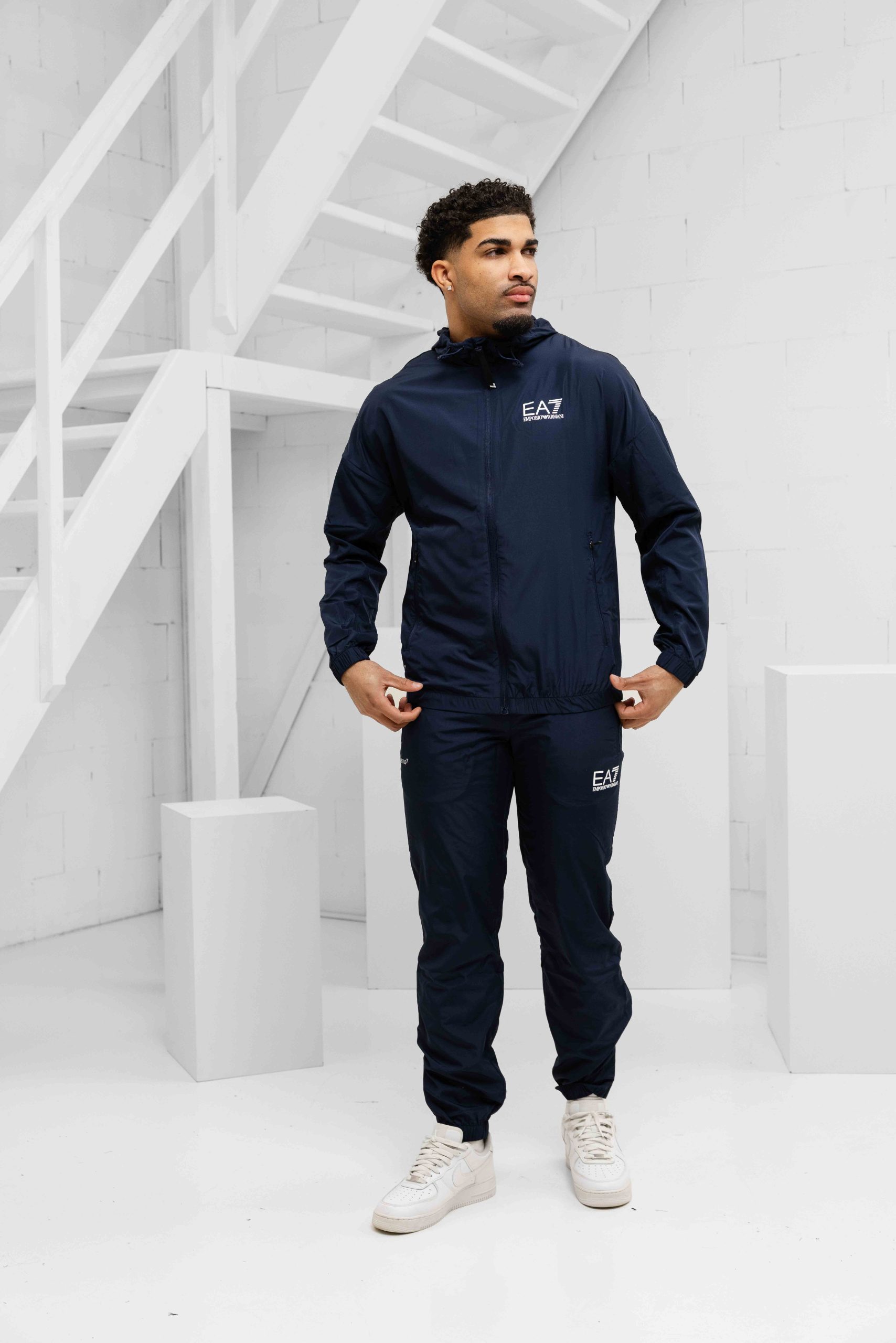 EA7 Emporio Armani 8NPV08 Trainingspak Heren Donkerblauw