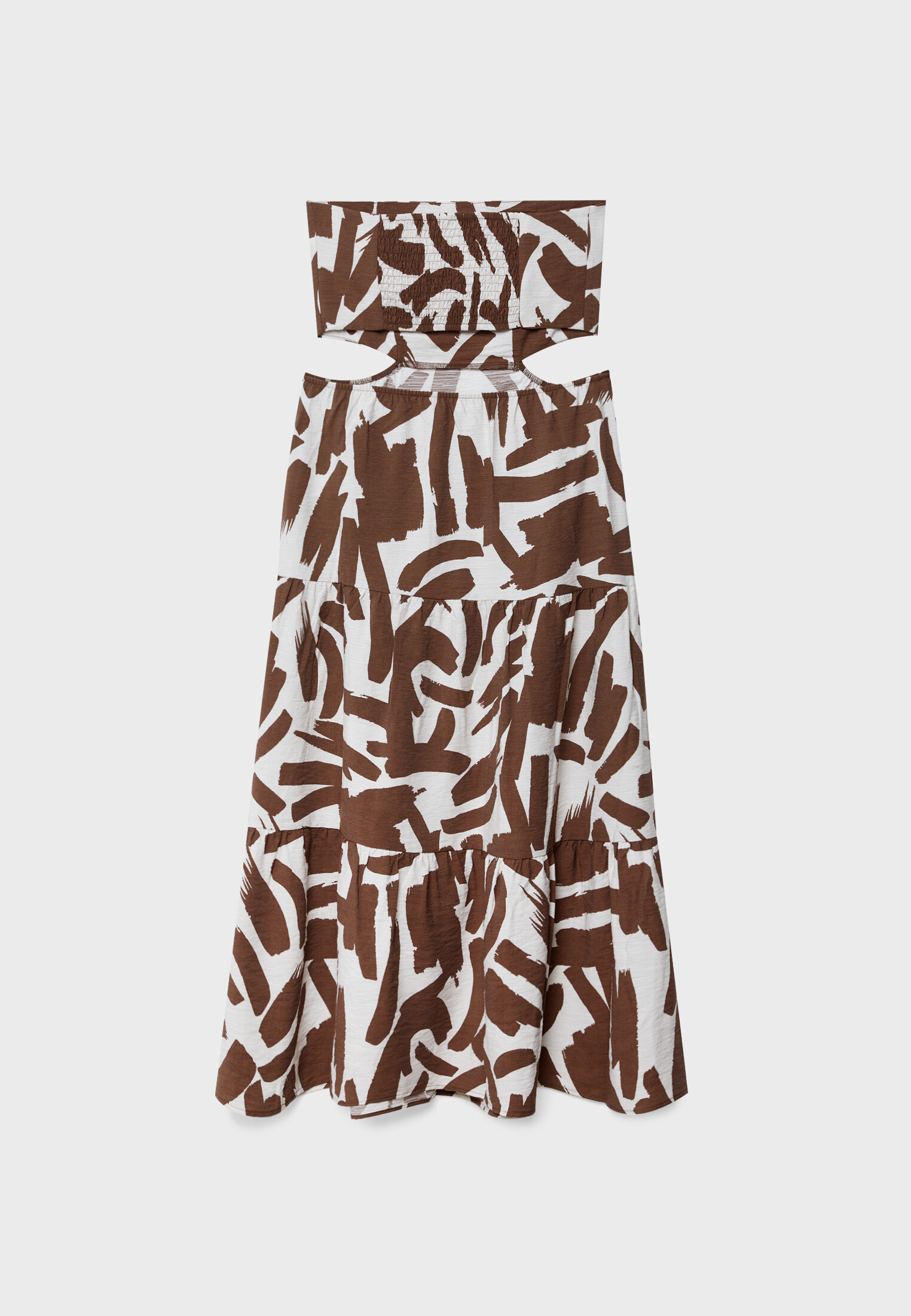 Vestido midi estampado