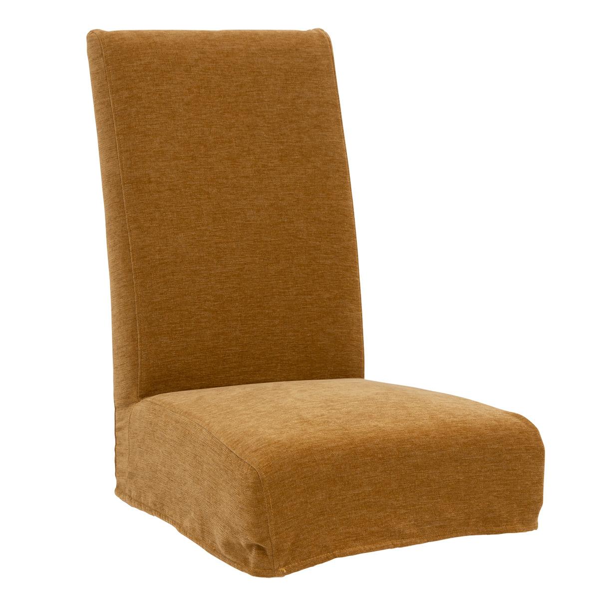 HOUSSE POUR CHAISE JANA CHENILLE OCRE