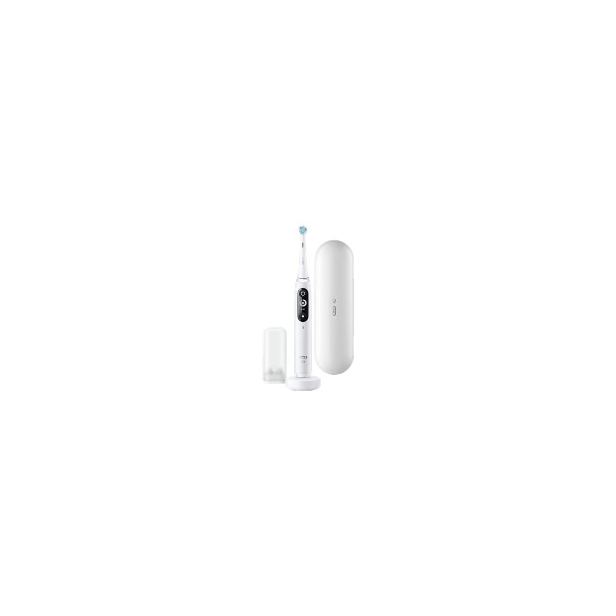 Oral-B elektrisk tannbørste iO Series 7N Oppladbar, For voksne, Antall børstehoder inkludert 1, Antall tenner børstemoduser 5, Hvit Alabaster