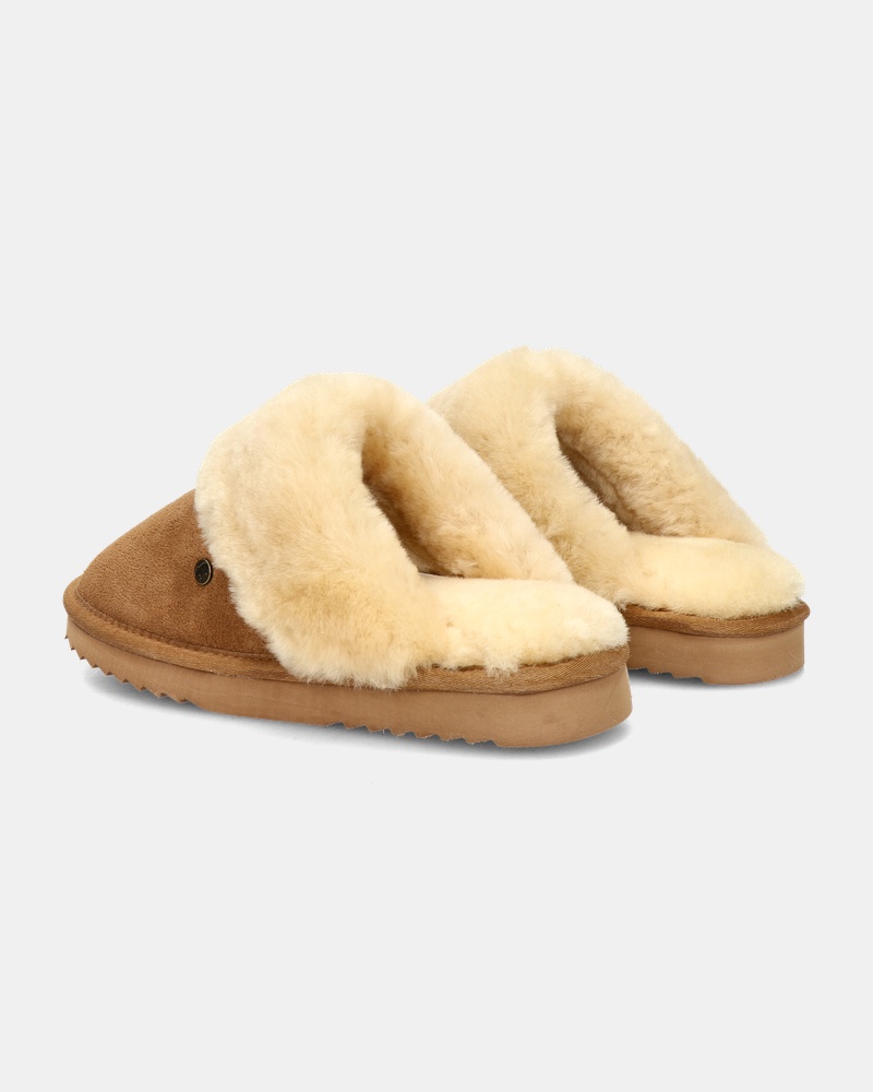 Warmbat Australia Flurry Pantoffels  - cognac
