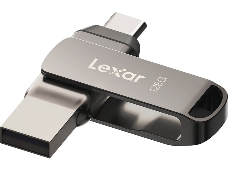 Lexar USB-Stick JumpDrive Dual Drive D400 128 GB USB-Stick mit USB Type-C- und USB Type-A