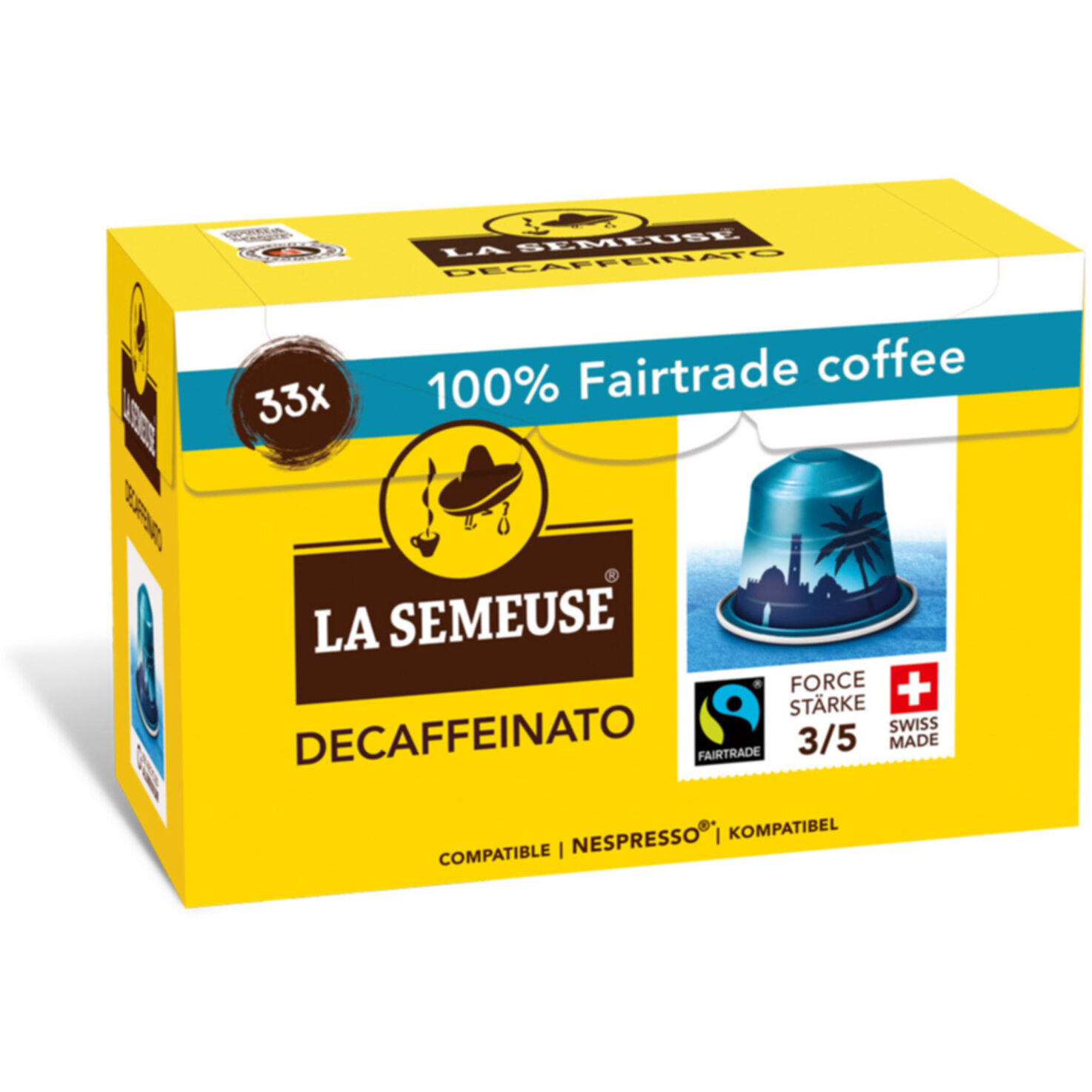 La Semeuse Decaffeinato 33 Kapseln - Nespresso® kompatibel