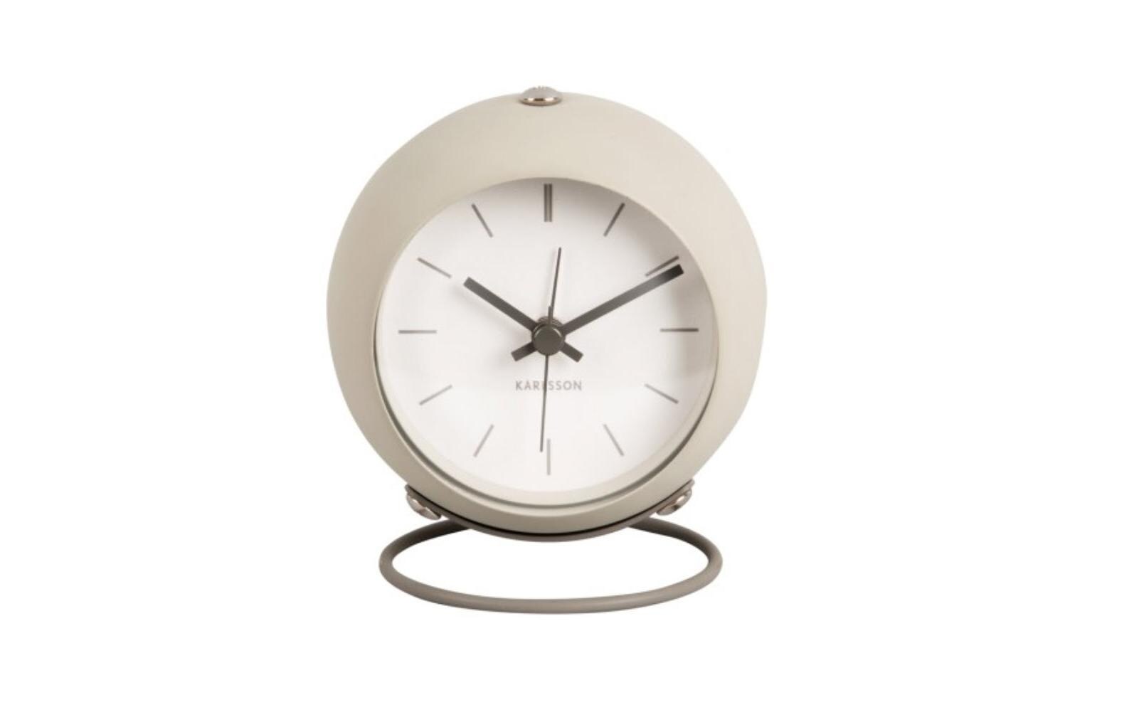 Klassischer Wecker Globe BeigeAnaloger Wecker