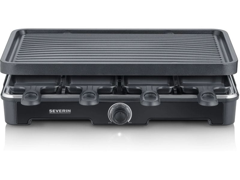 Severin Racletteofen RG 9670 8 Personen Raclettegrill mit 1400 W Leistung