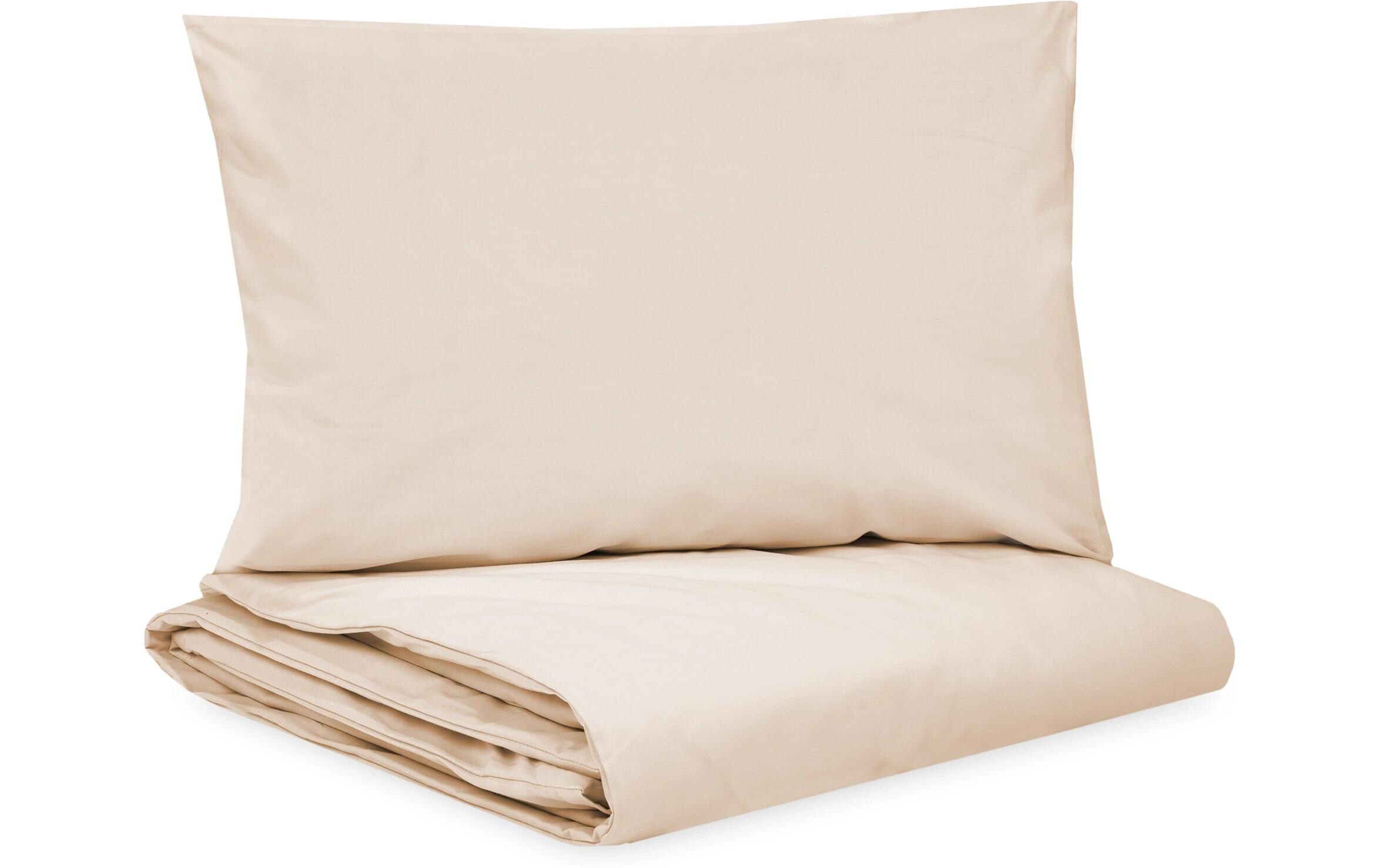 Kinderbettwäsche Taupe 100 x 135 cm + 40 x 60 cmWeiche und strapazierfähige Bettwäsche