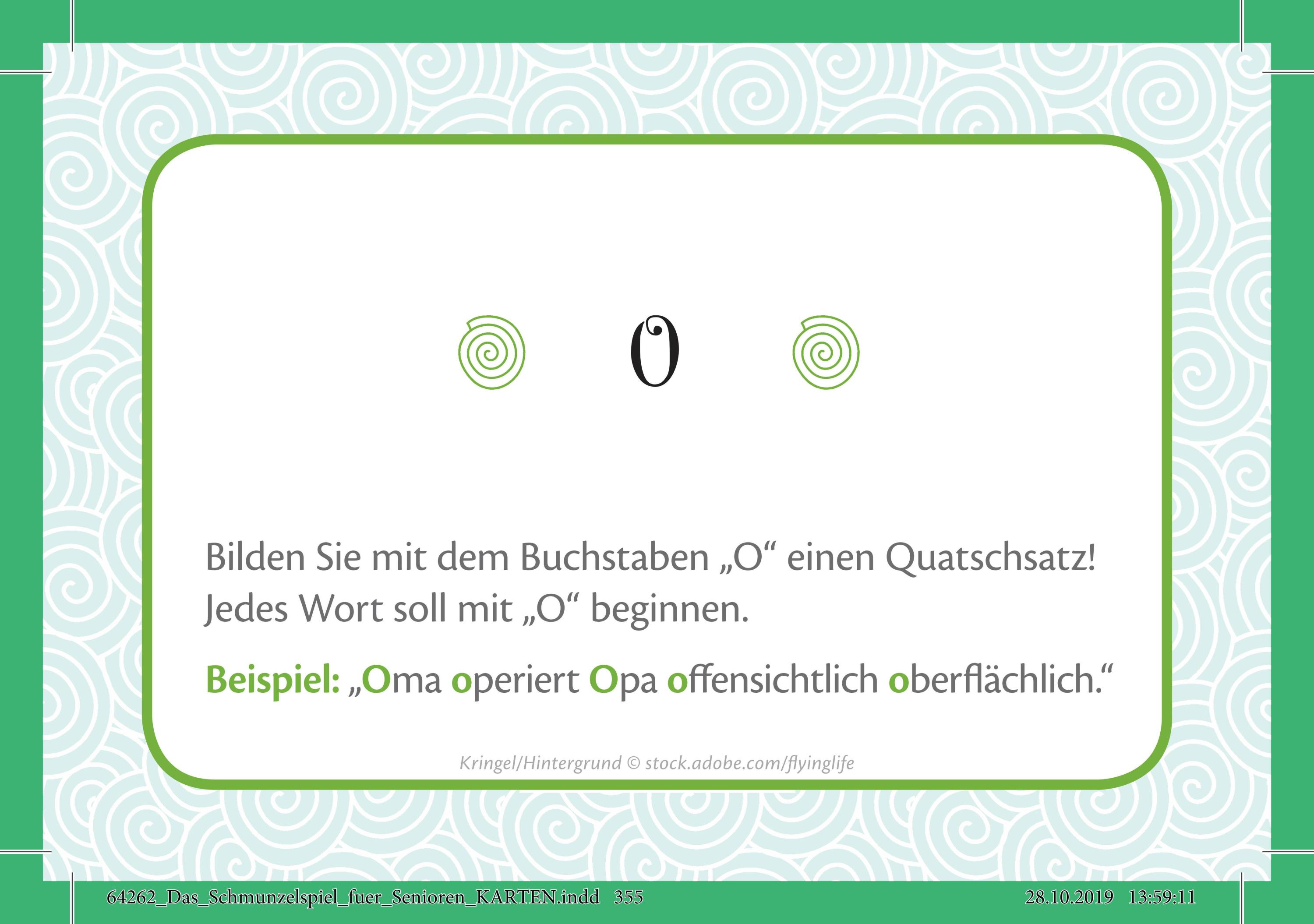 Das Schmunzelspiel für Senioren