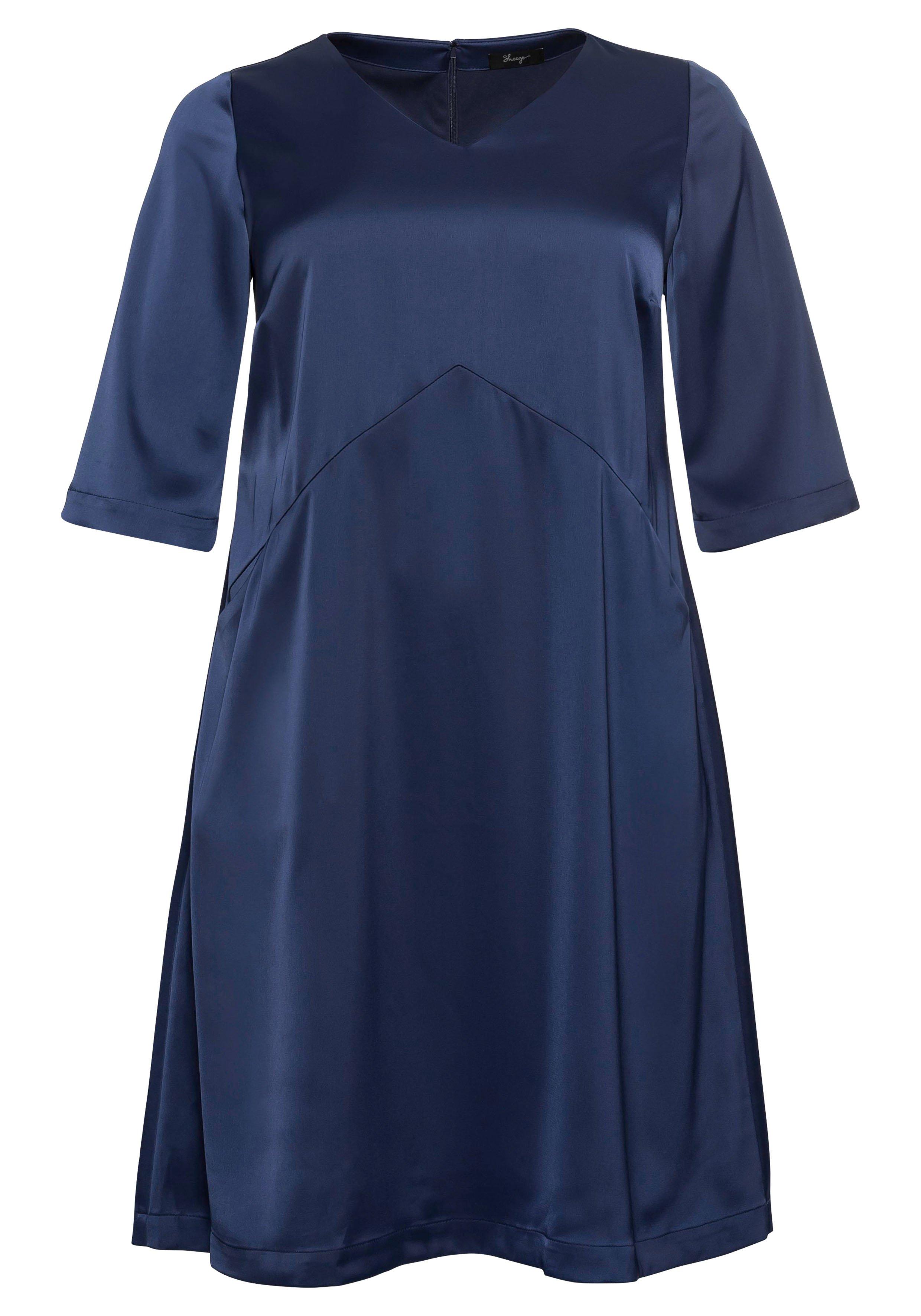 Cocktailkleid mit 3/4-Arm, in weiter A-Linie