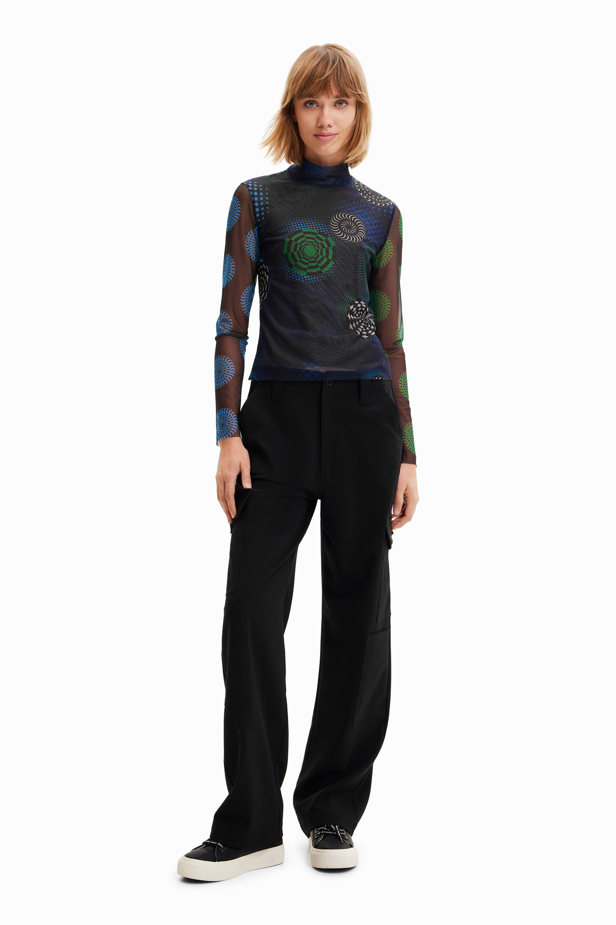T-shirt tulle cercles