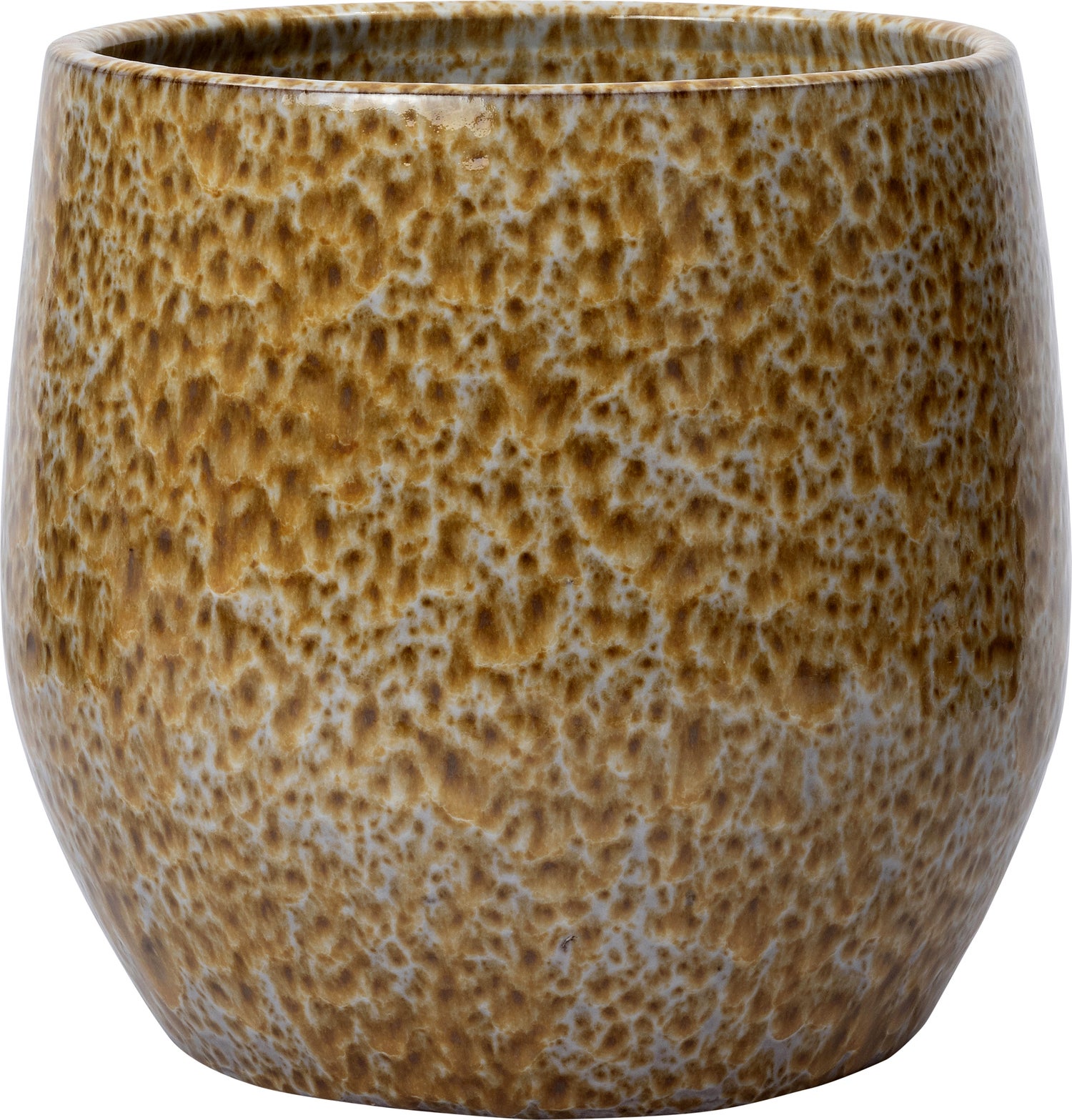 Intratuin bloempot Lulu geel D 21 H 19 cm