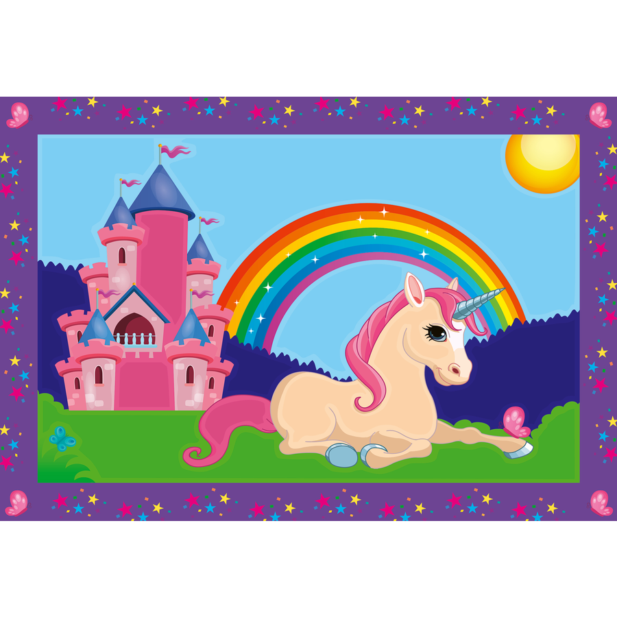 Ravensburger Malen nach Zahlen Junior - Bunte Einhornwelt