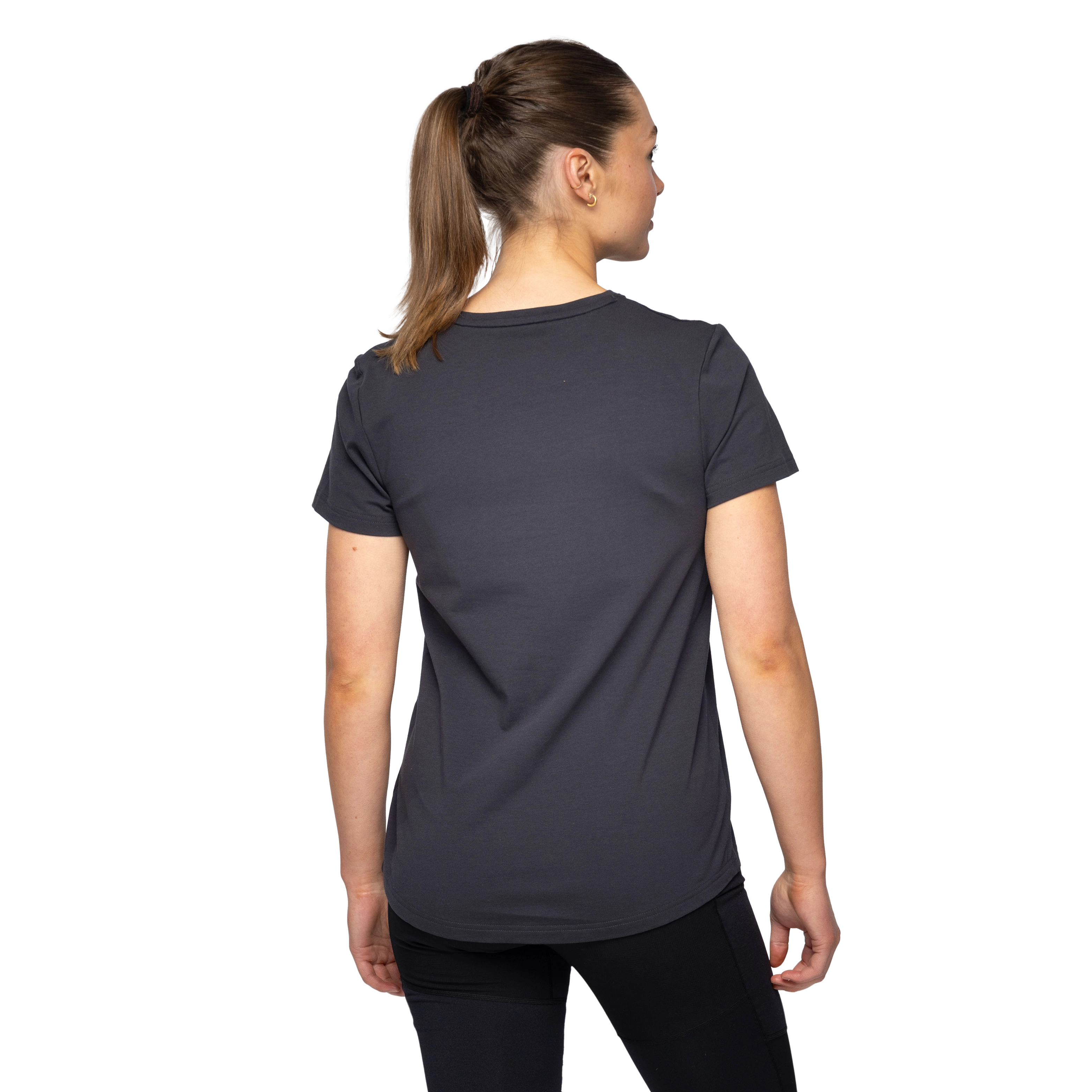 Nordmarka Organic Cotton Print Tee Women Dark Shadow Grey / Dark Shadow Grey Sunset
