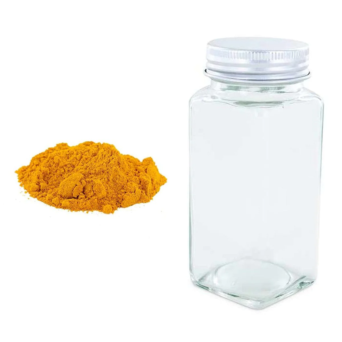 Flacon à épices poudreur + curcuma moulu 40 g Aromandise