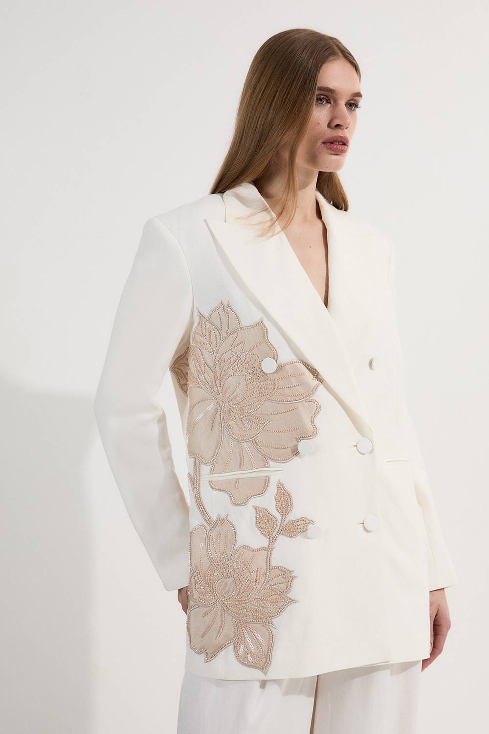 KarenMillen Veste d'été premium ornée d'appliqué sur mesure