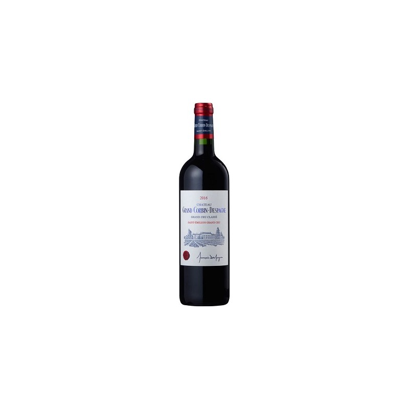 Château GRAND CORBIN DESPAGNE 2019 - Saint-Émilion Grand Cru - Grand Cru Classé - par Caisse bois de 6 bouteilles 75 cl