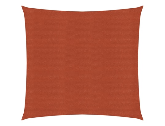 VIDAXL - Voile d'ombrage 160 g/m² carré terre cuite 3,6x3,6 m pehd