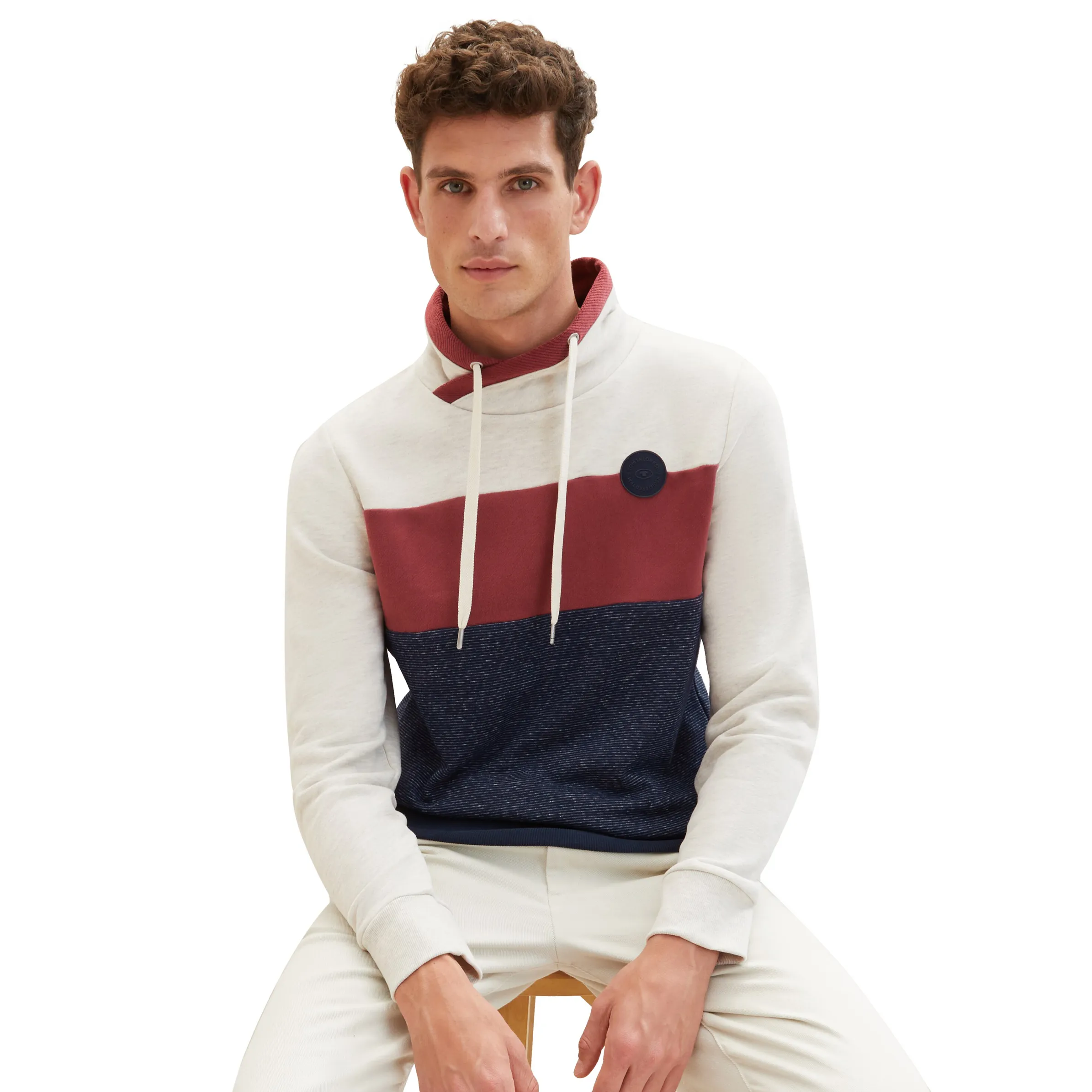 Herren Sweatshirt mit Turtleneck
