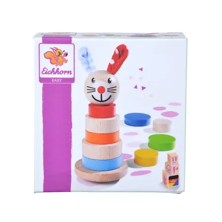 Eichhorn Baby Stapelturm Hase