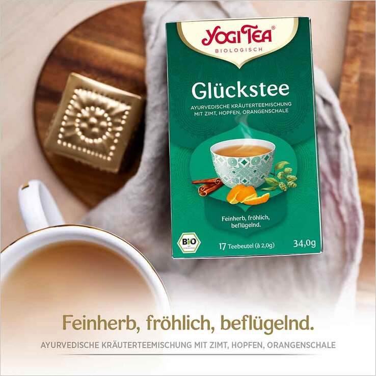 Yogi Tea Glückstee Bio, 17X1.8 g