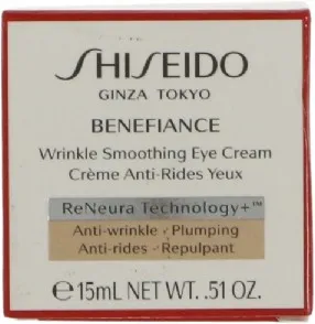 SHISEIDO Shiseido Benefiance Wrinkle Smoothing Eye Cream 15ml øjencreme