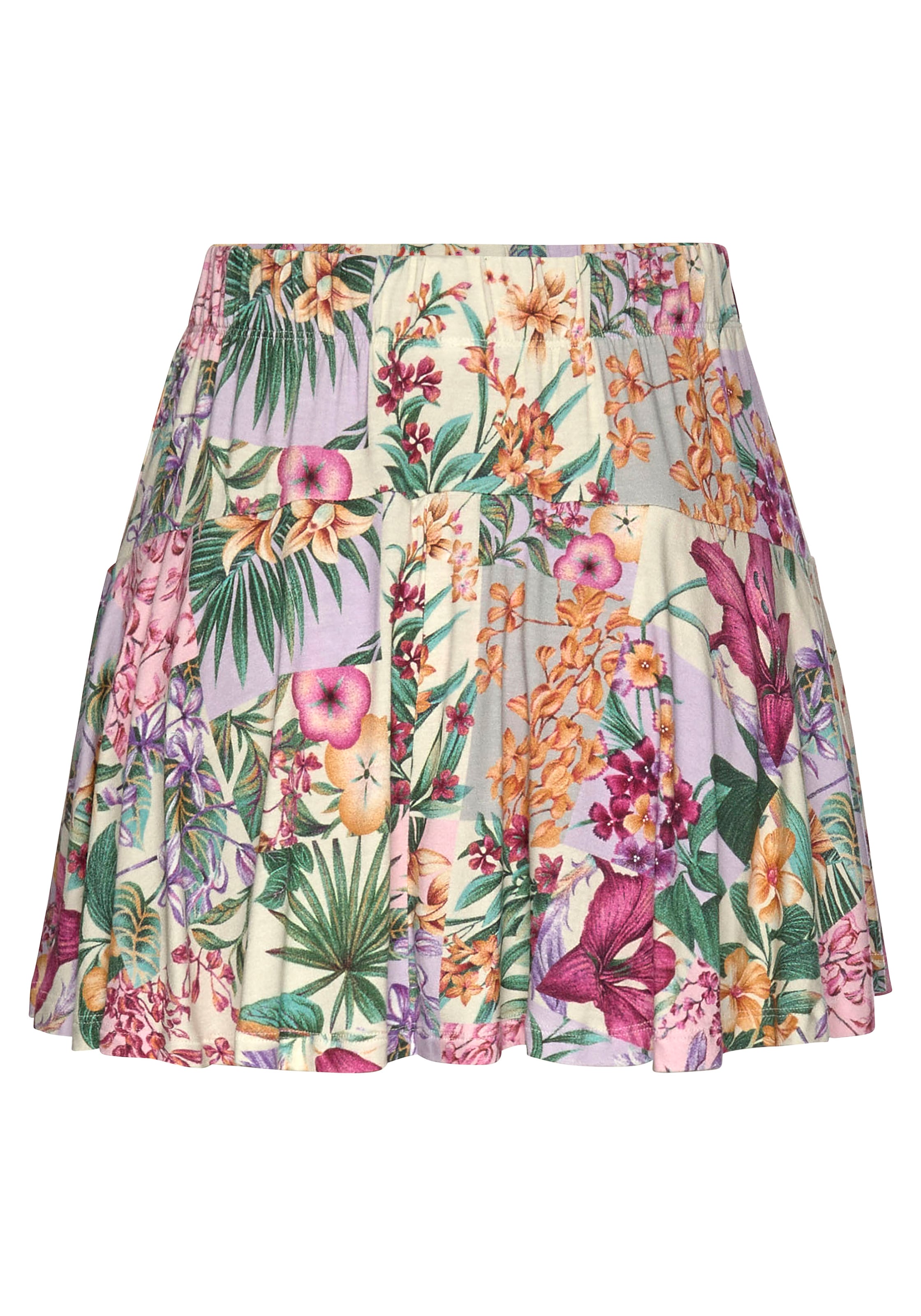 LASCANA Hosenrock , mit Alloverdruck, Skort, Rock inklusive Hose, sommerlich