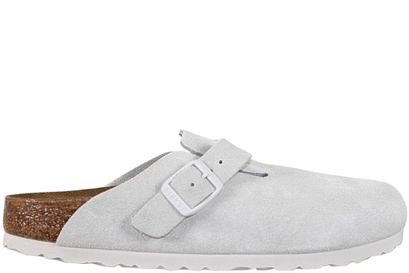 BIRKENSTOCK BOSTON BS ANTIQUE WHITE SLENTERS