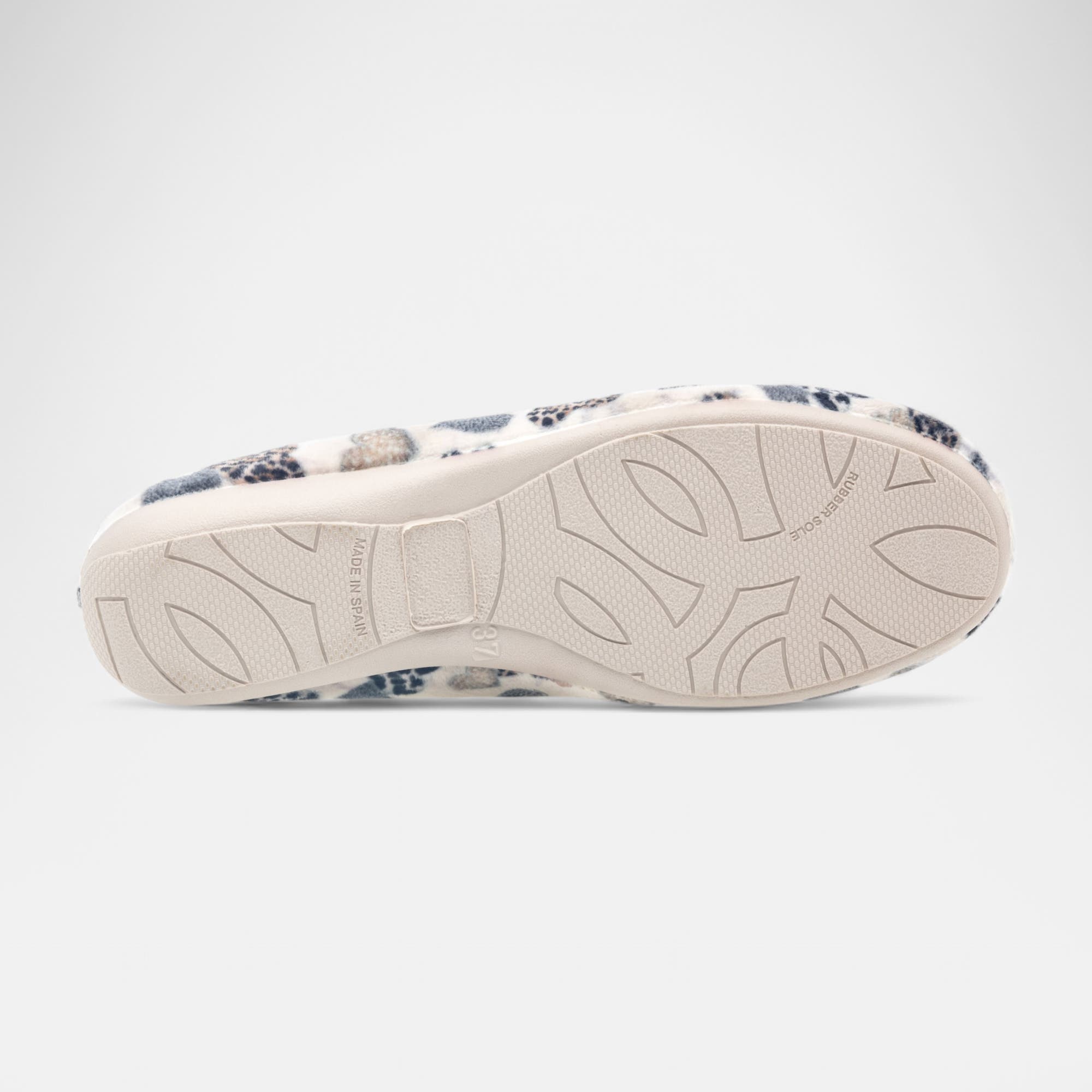 Pantoufles pieds sensibles Femme beige