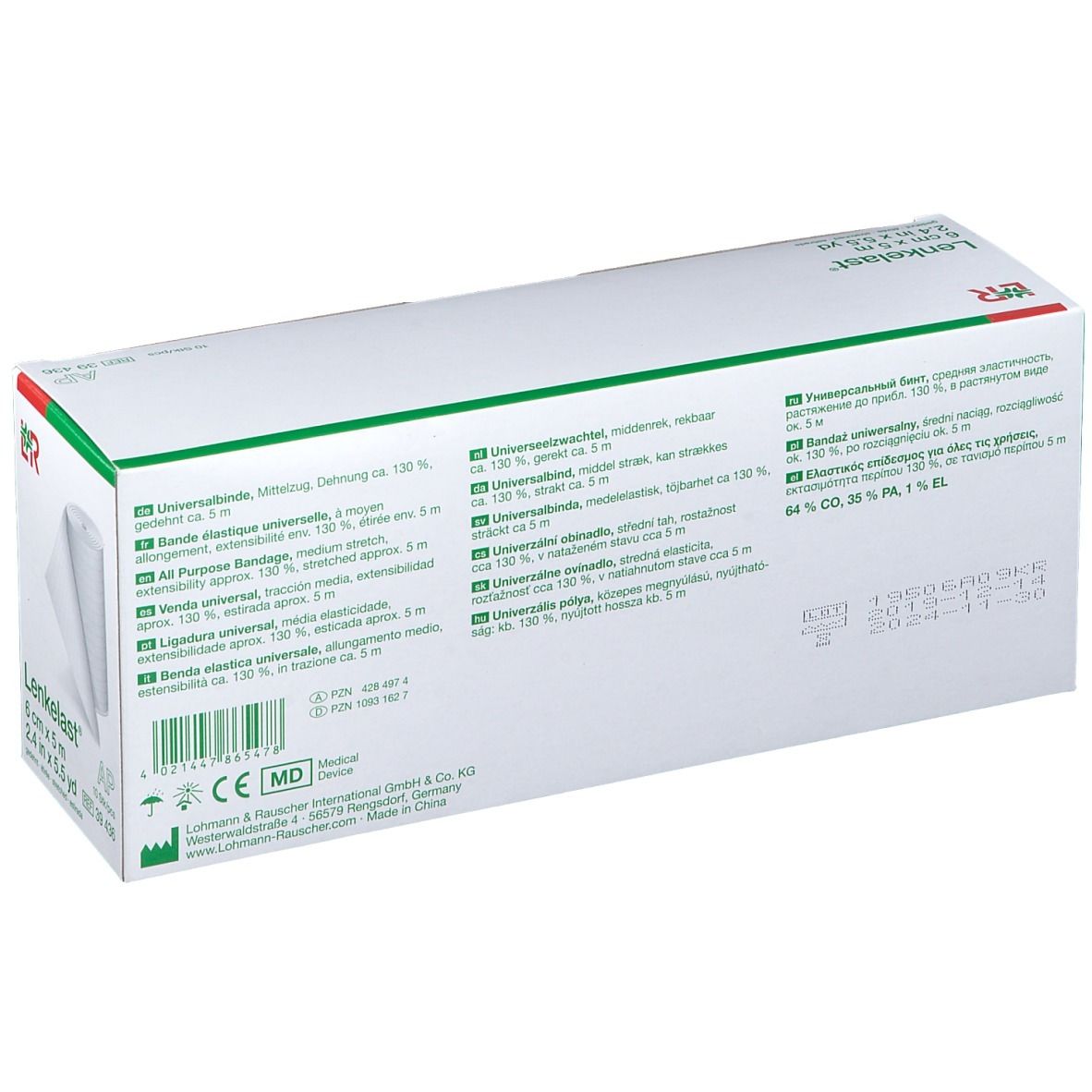 Lenkelast® Universalbinde 6 cm x 5 m ohne Zellglas