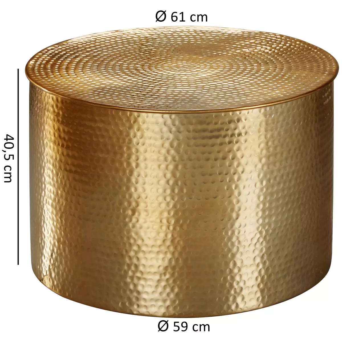 Couchtisch Orthez Gold