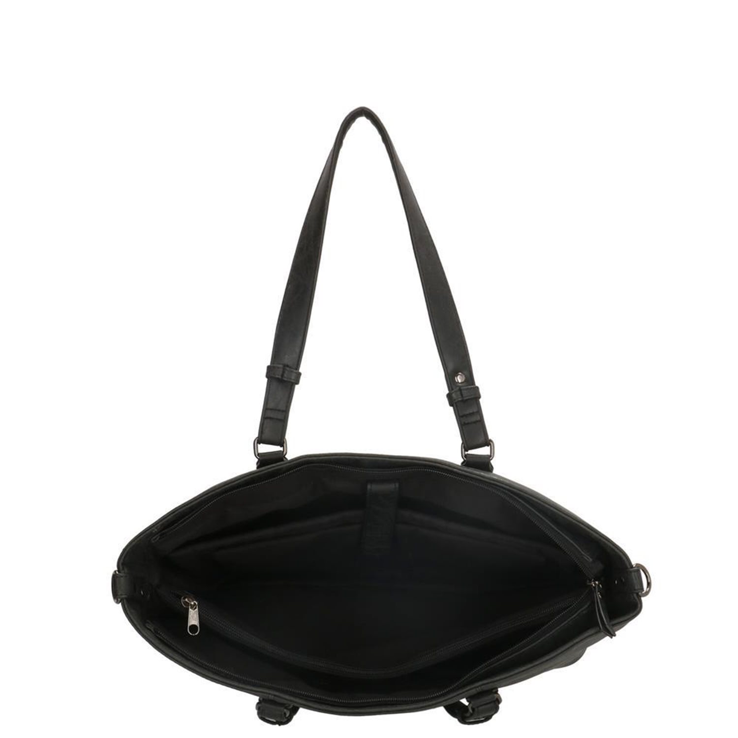 Enrico Benetti Kate 15'' Laptop Shoulderbag zwart