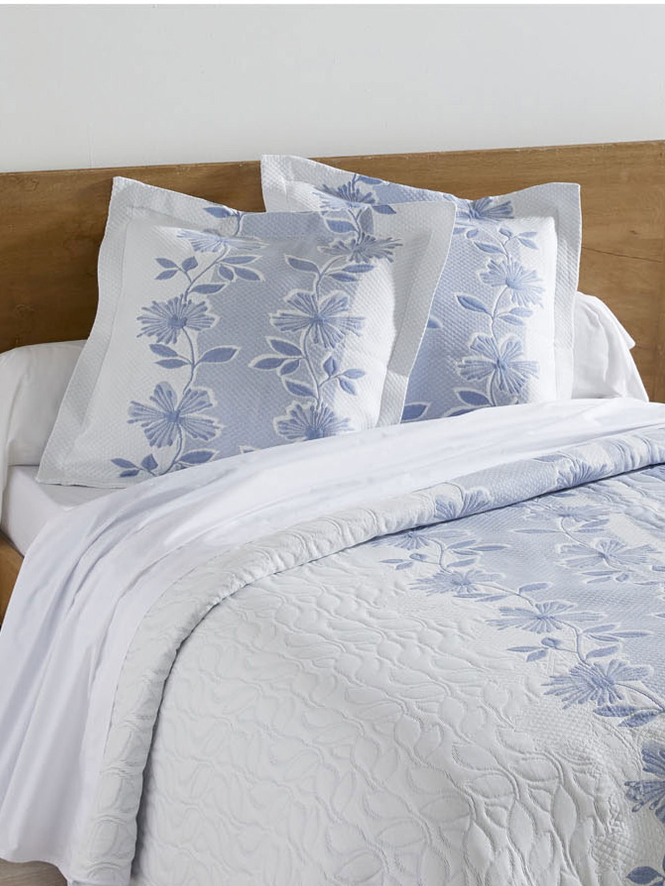 Housse d'oreiller jacquard matelassé
