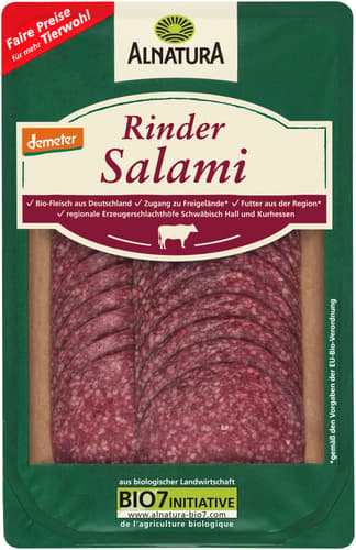 Alnatura BIO Rindersalami