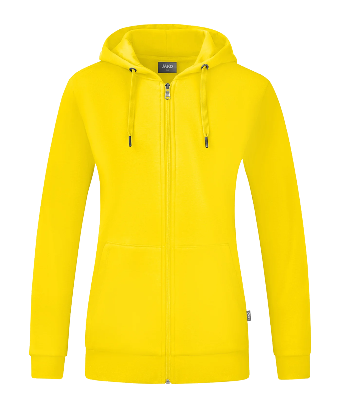 JAKO Organic Kapuzenjacke Damen Gelb F300