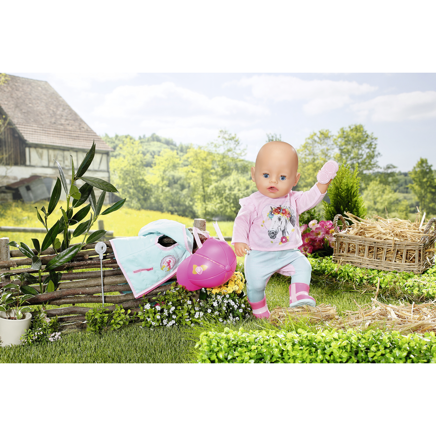 Zapf Creation BABY born® Deluxe Puppen Reiter Outfit 43 cm