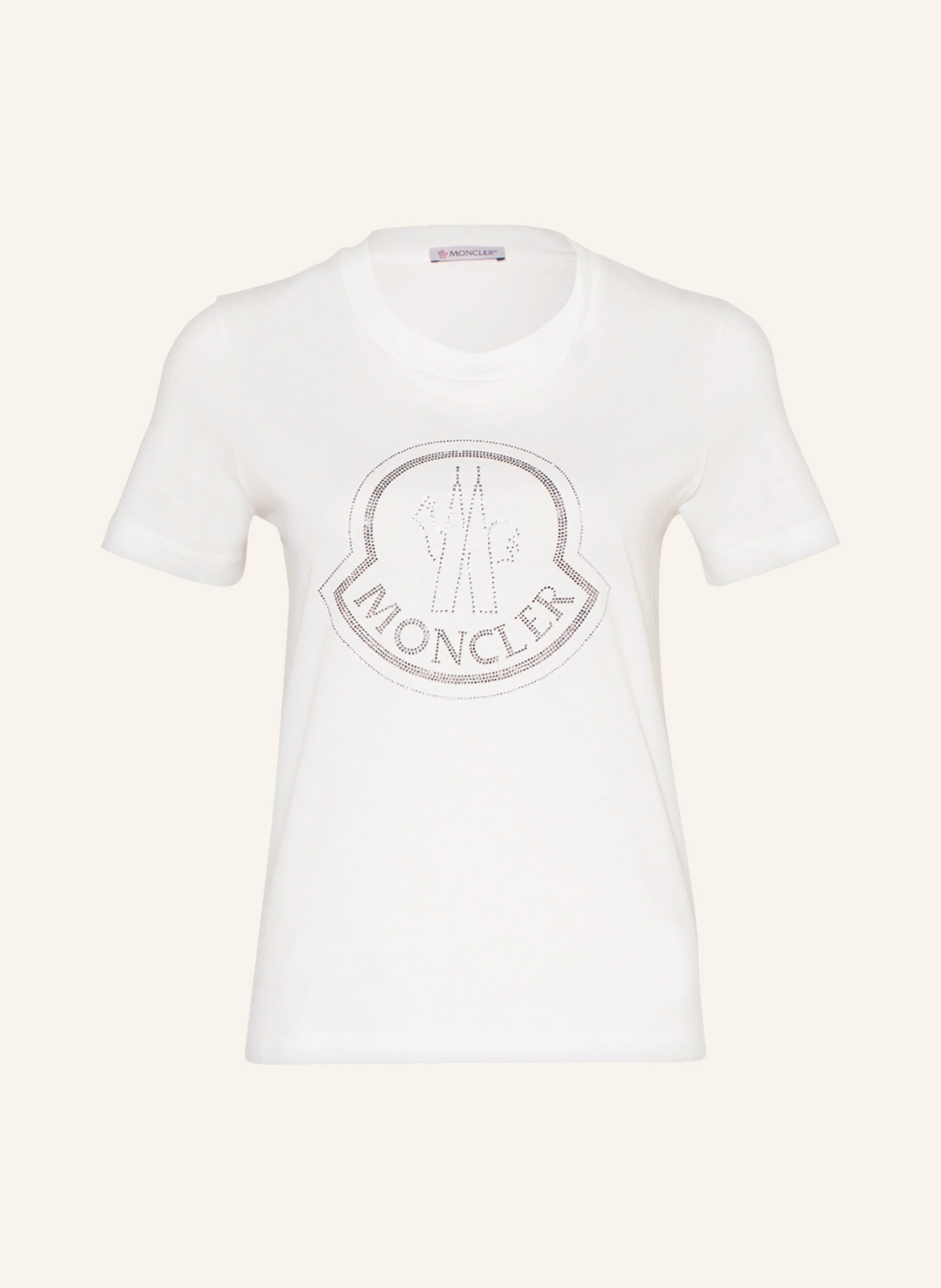 MONCLER T-Shirt mit Schmucksteinen