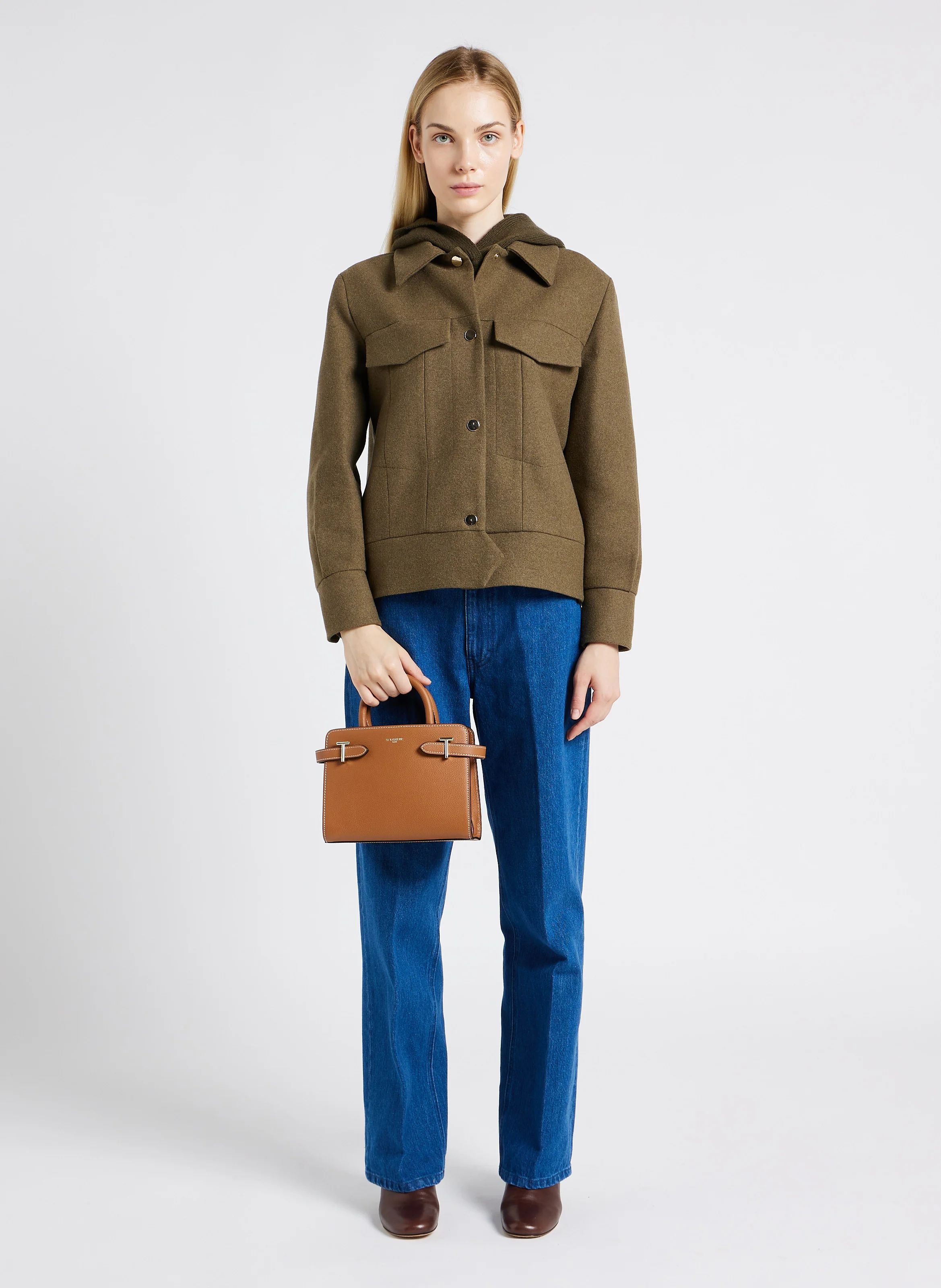 EMILIE - Sac à main en cuir| Marron