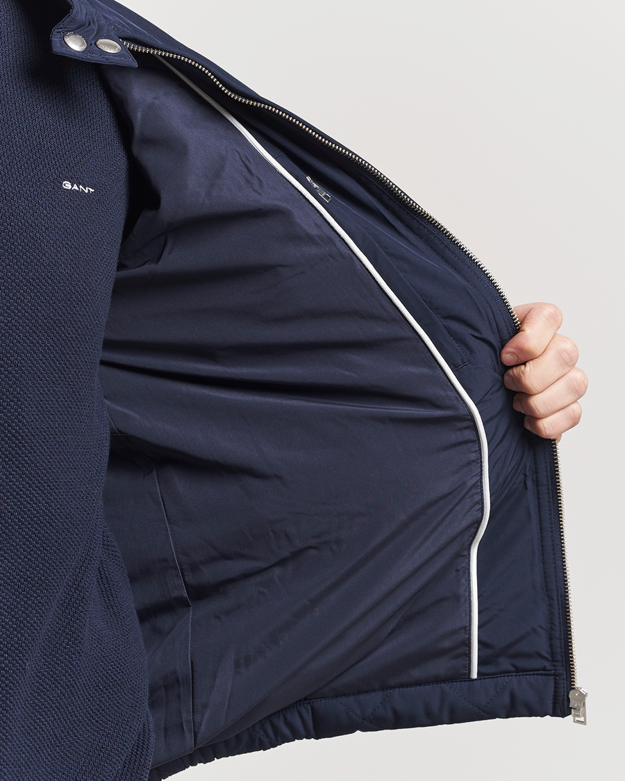 GANT The Quilted Windcheater Evening Blue