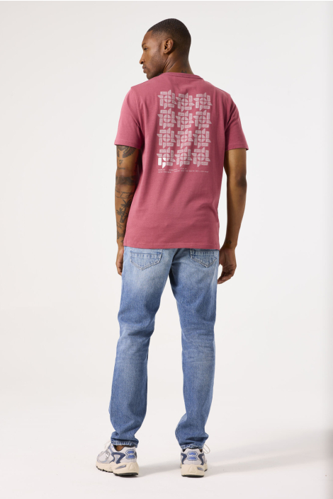 Garcia roze heren t-shirt