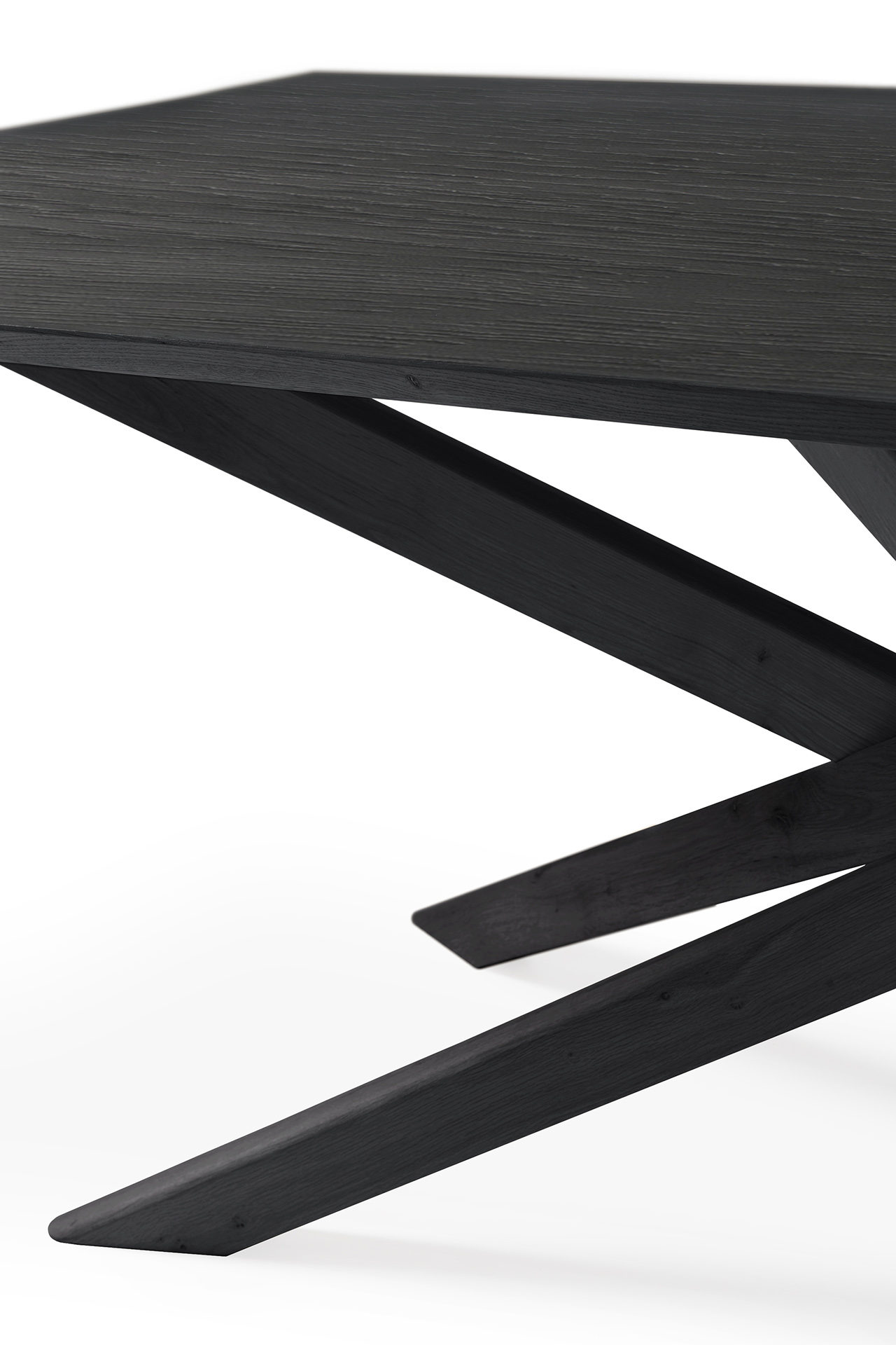 Tafel Mikado 203 - eiken zwart
