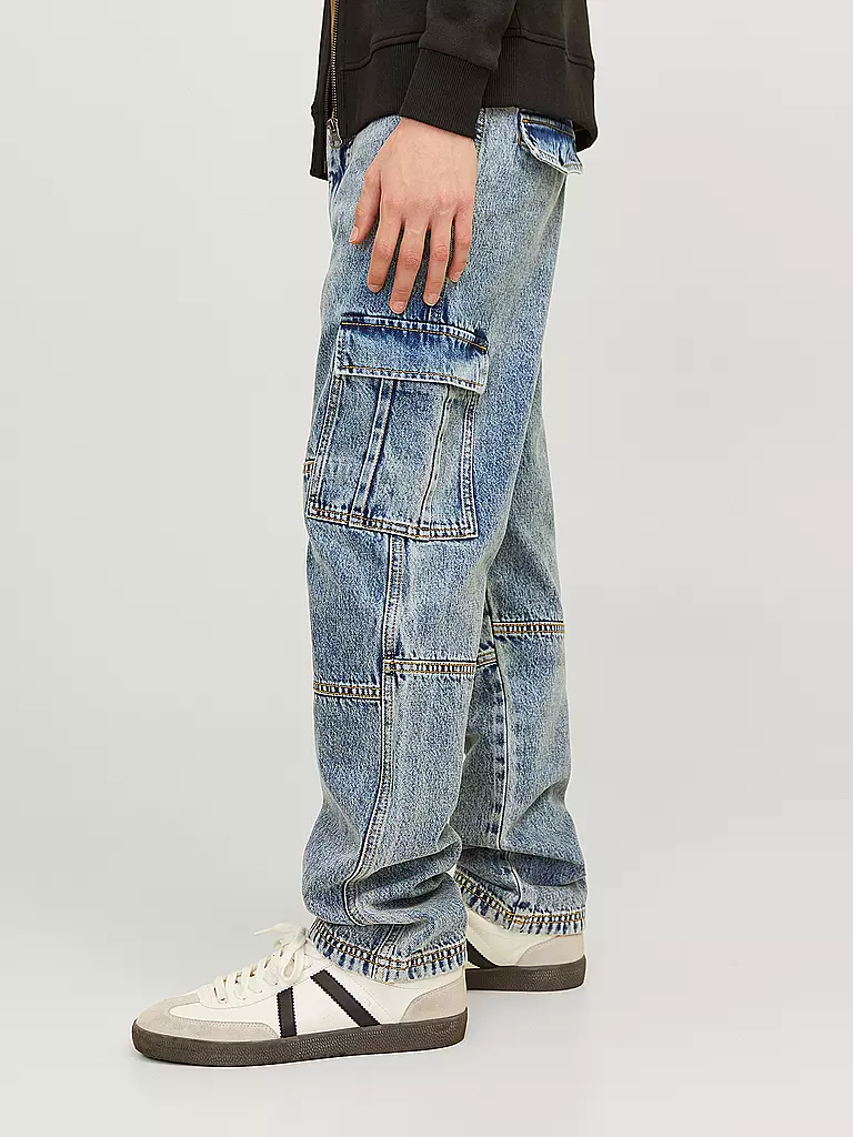 JACK & JONES Jungen Jeans Relaxed Fit JJICHRIS  blau