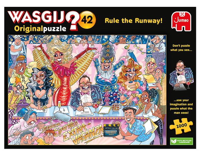 Wasgij Original 42 Rule The Runway Puslespill 1000 brikker, Jumbo