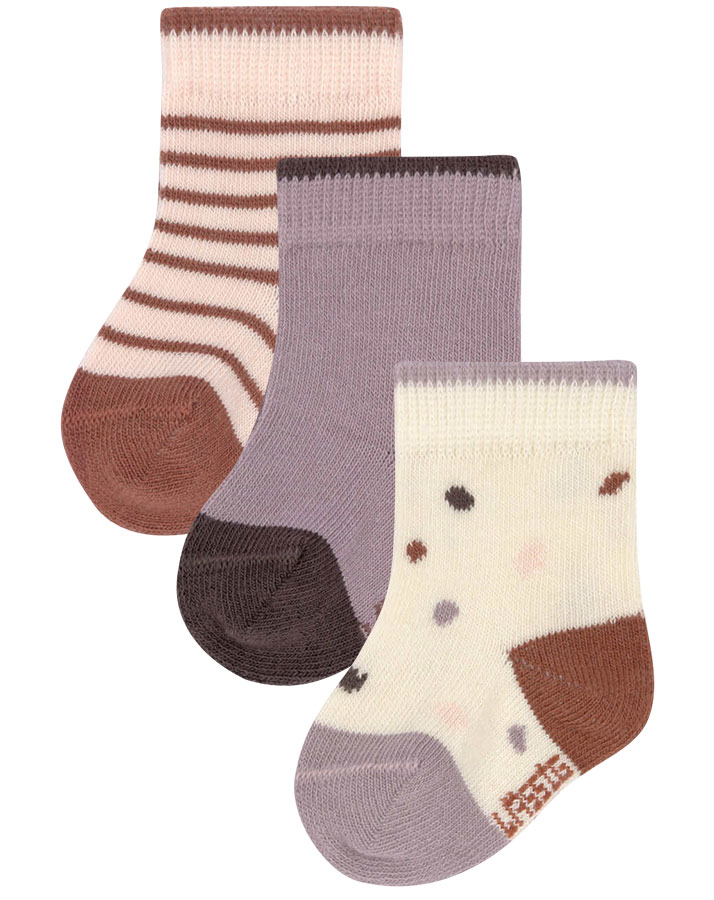 Socken TINY FARMER 3er-Pack in lila
