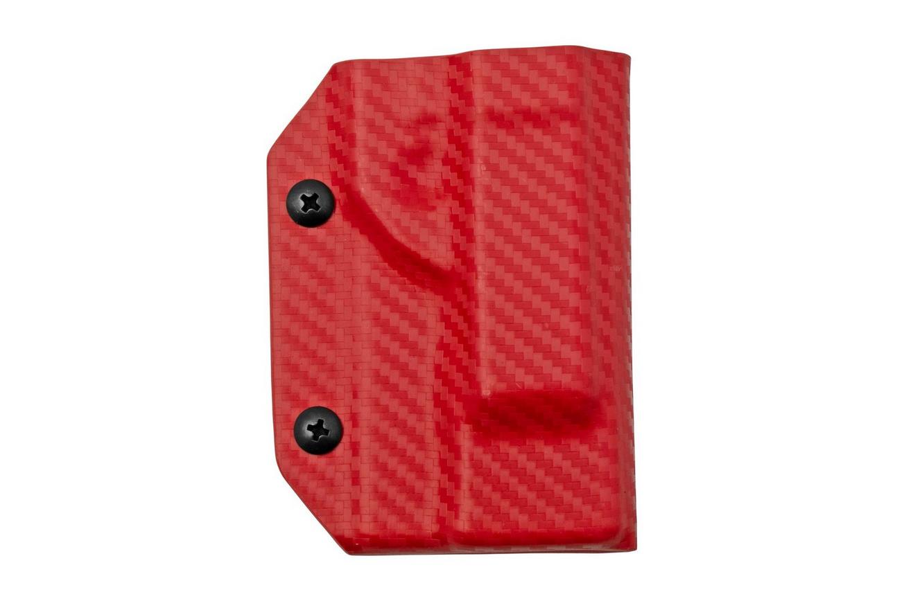 Clip And Carry Kydex Sheath Leatherman Raptor, Carbon Fiber Red LRAPTOR-CF-RED riemholster