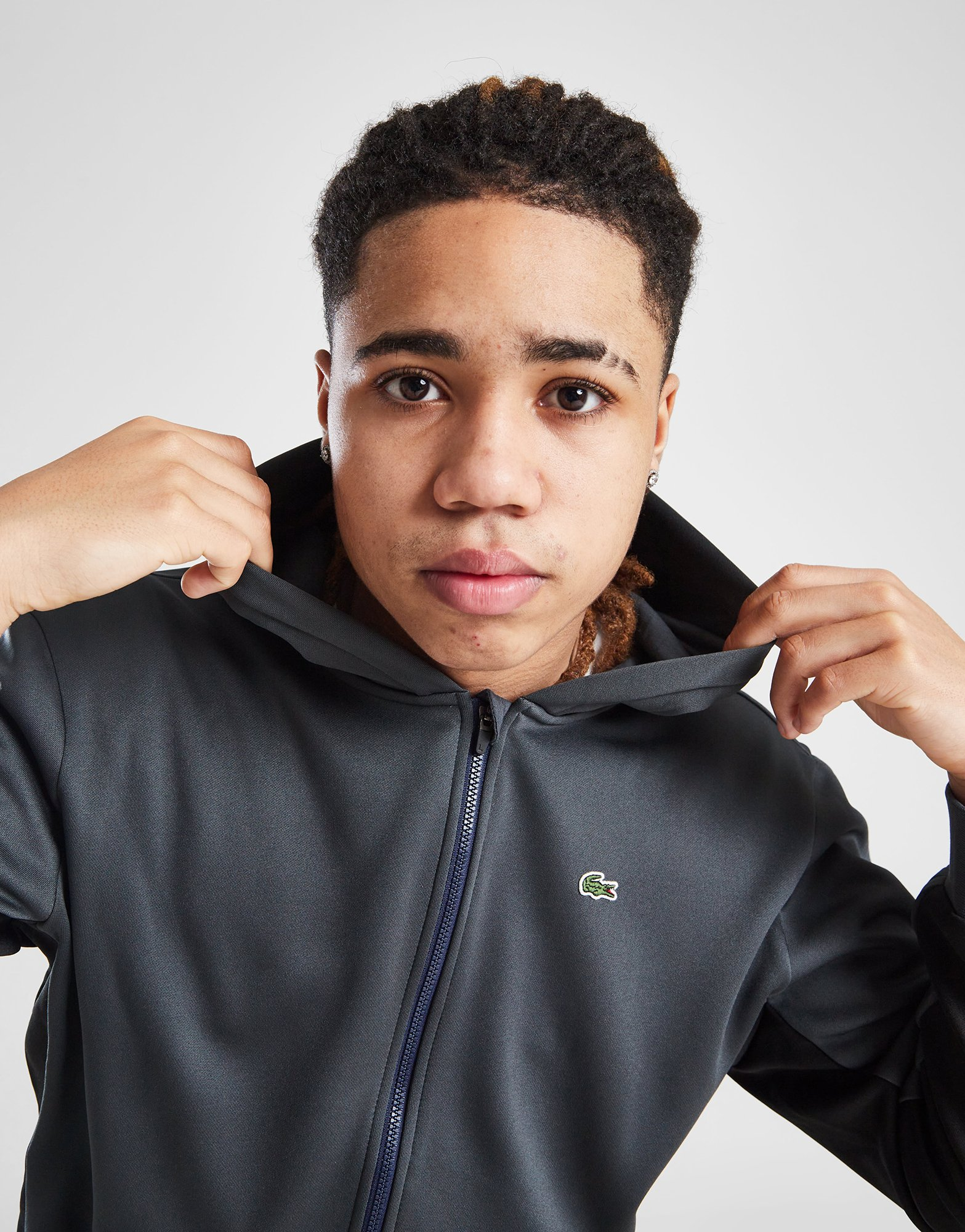 Lacoste Sweat à Capuche Zippé Colour Block Junior